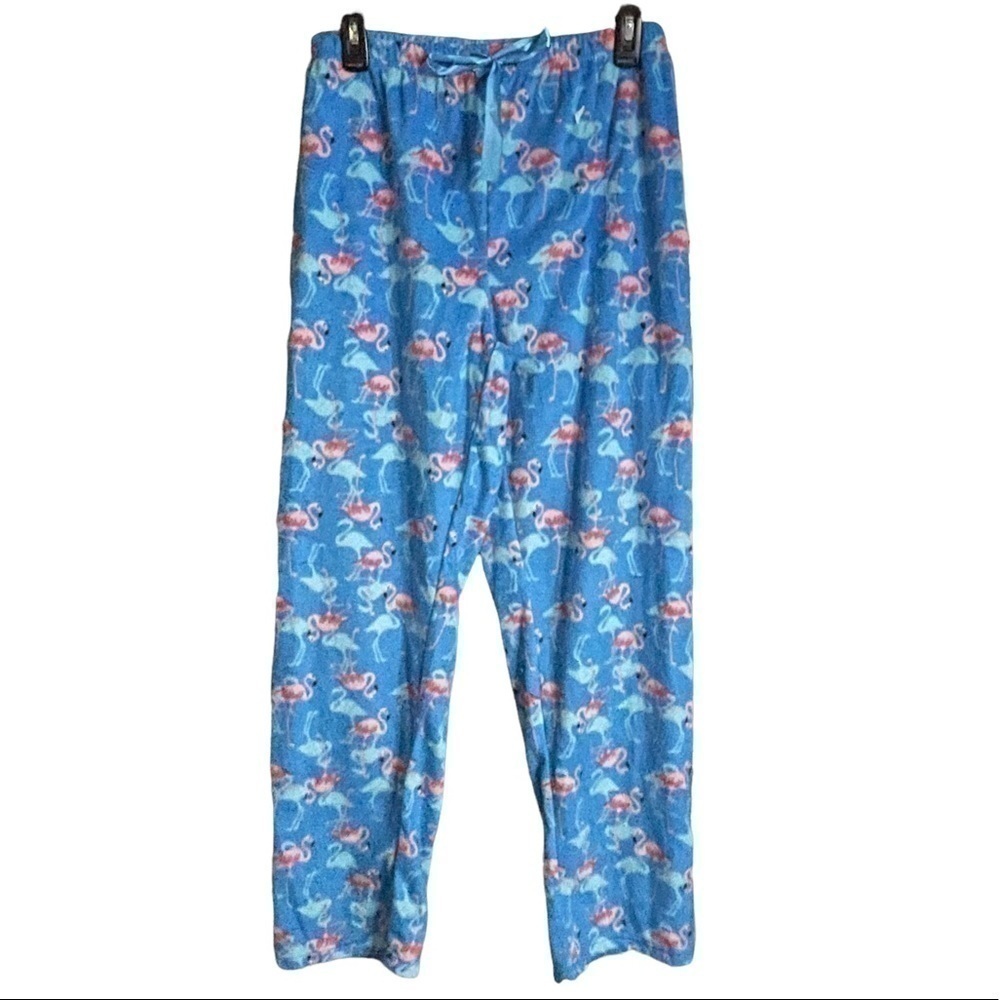 Flamingo Fleece Pants and Pink Top